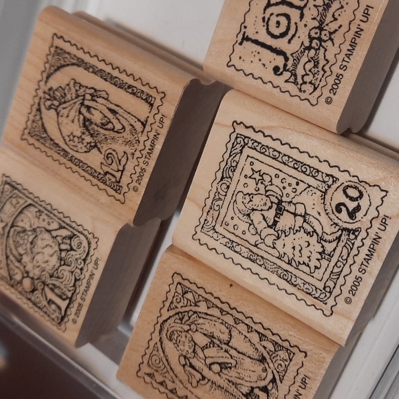 Santa Post Stampin Up rubber stamp set - Picture 2 of 3